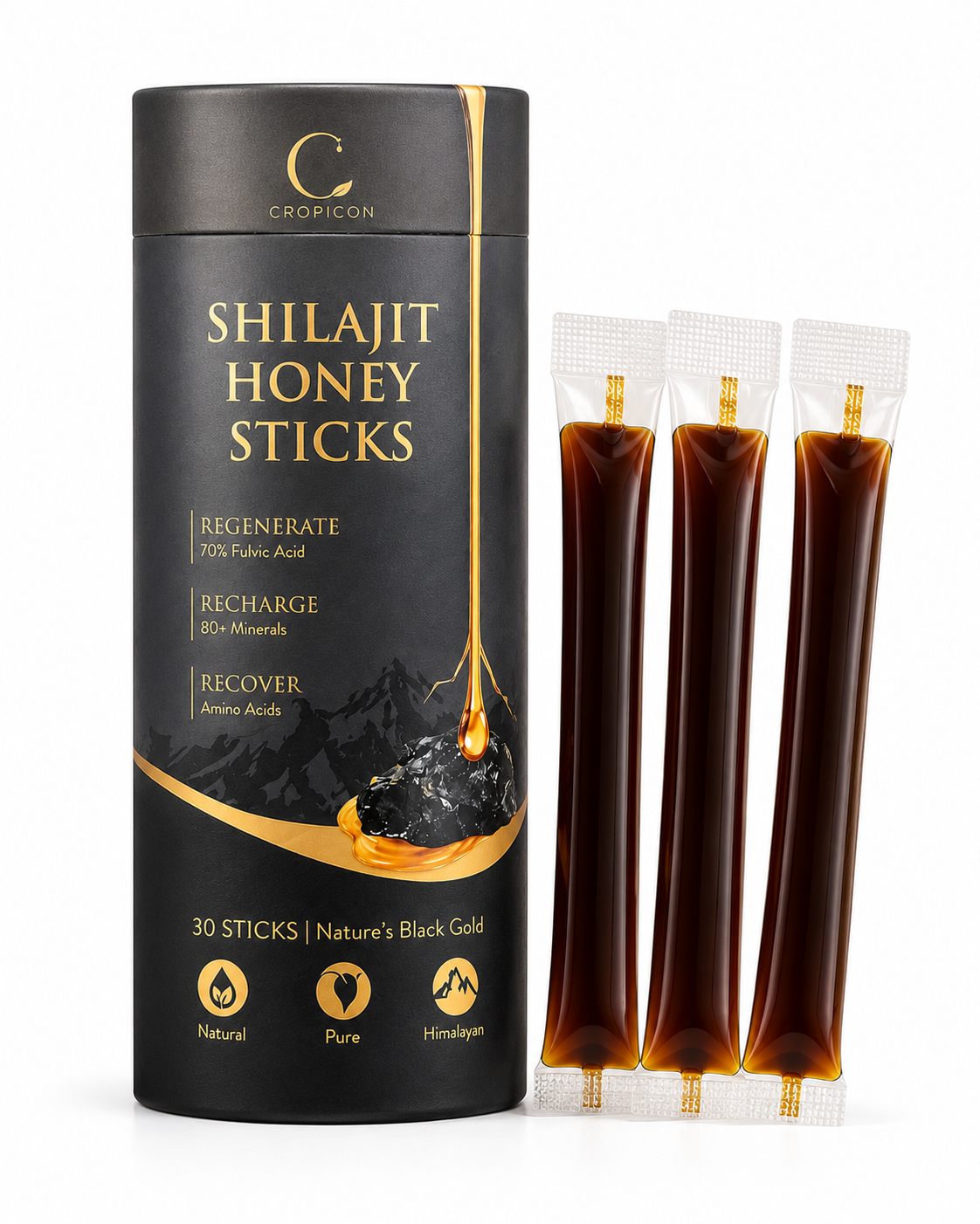 Cropicon Shilajit Honey Sticks