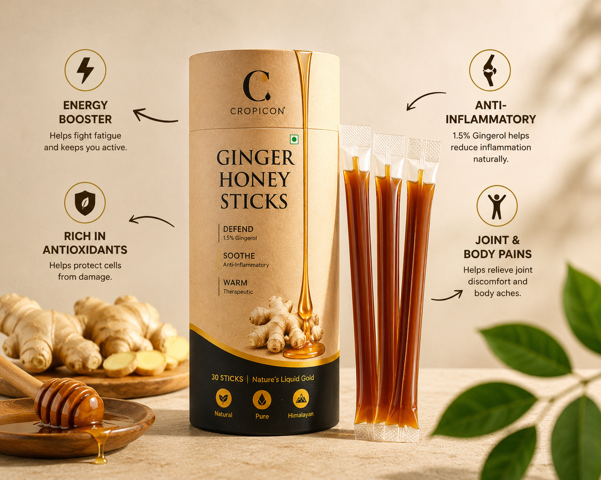 Cropicon Ginger Honey Sticks