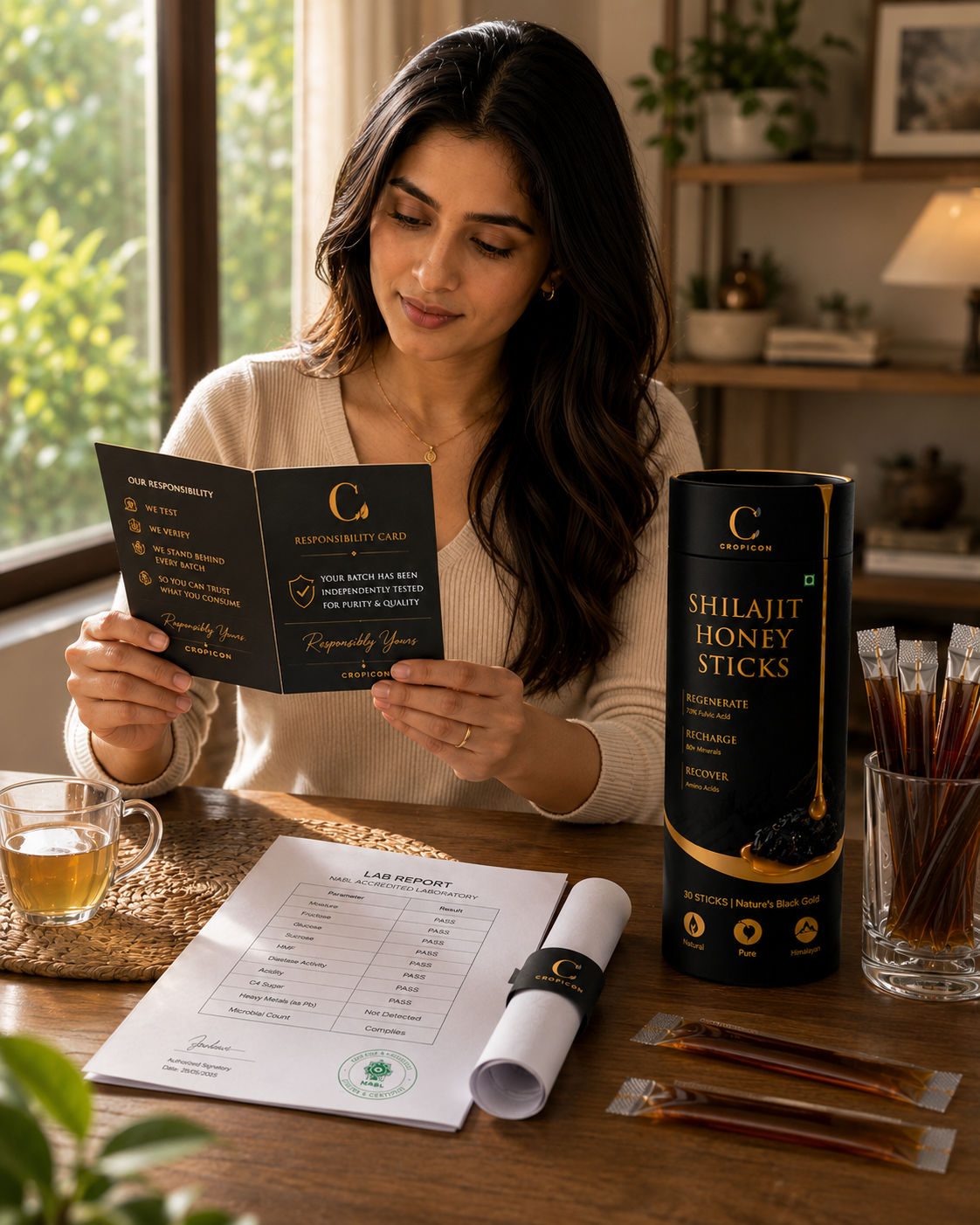 Cropicon Shilajit Honey Sticks