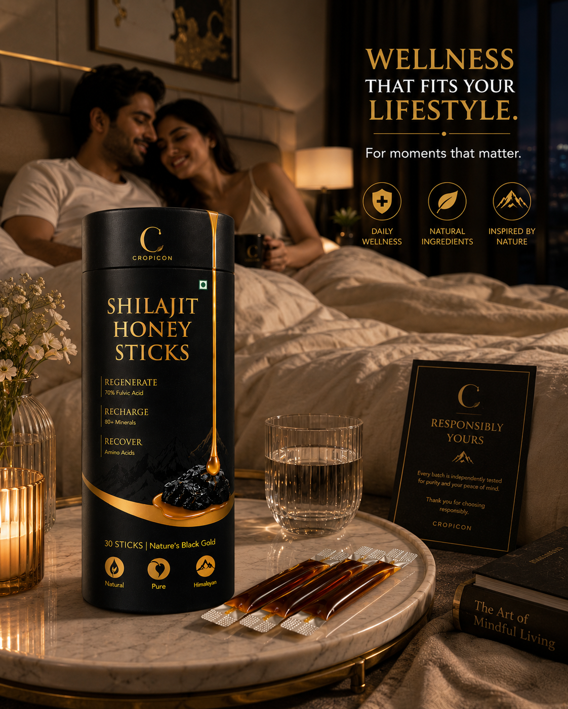 Cropicon Shilajit Honey Sticks