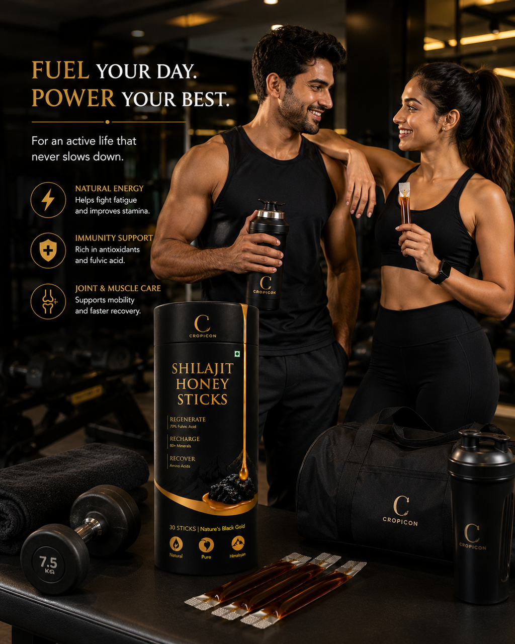 Cropicon Shilajit Honey Sticks